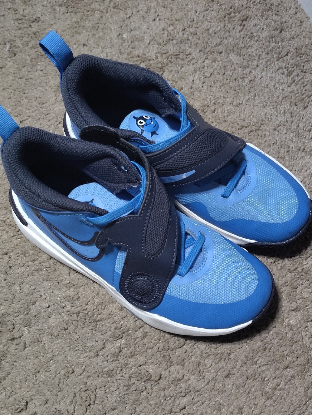 Nike 3y Kids Blue Athletic Sneakers - Comfortable Everyday Shoes$125